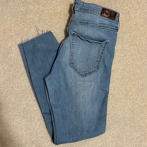 Hollister high rise crop super skinny stretch jeans
